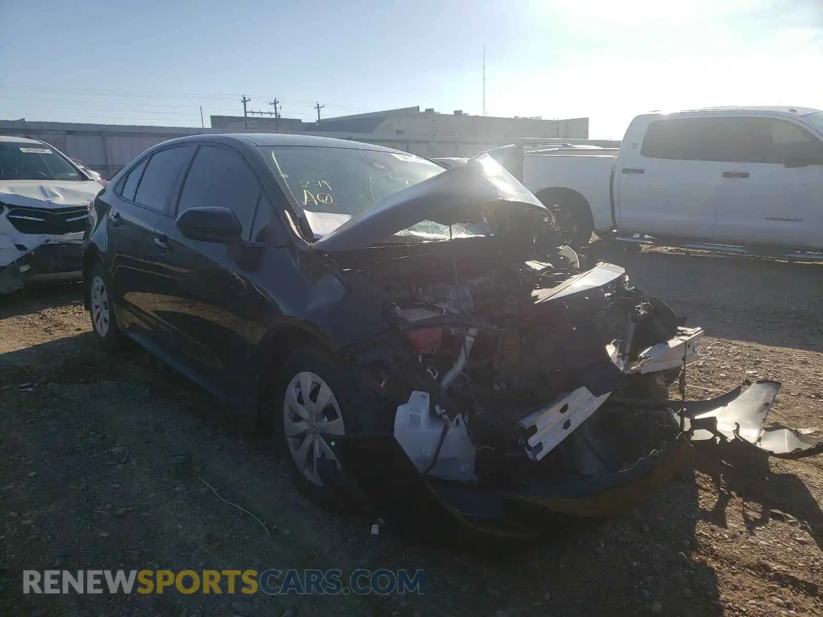 1 Photograph of a damaged car 5YFDPRAE3LP047531 TOYOTA COROLLA 2020
