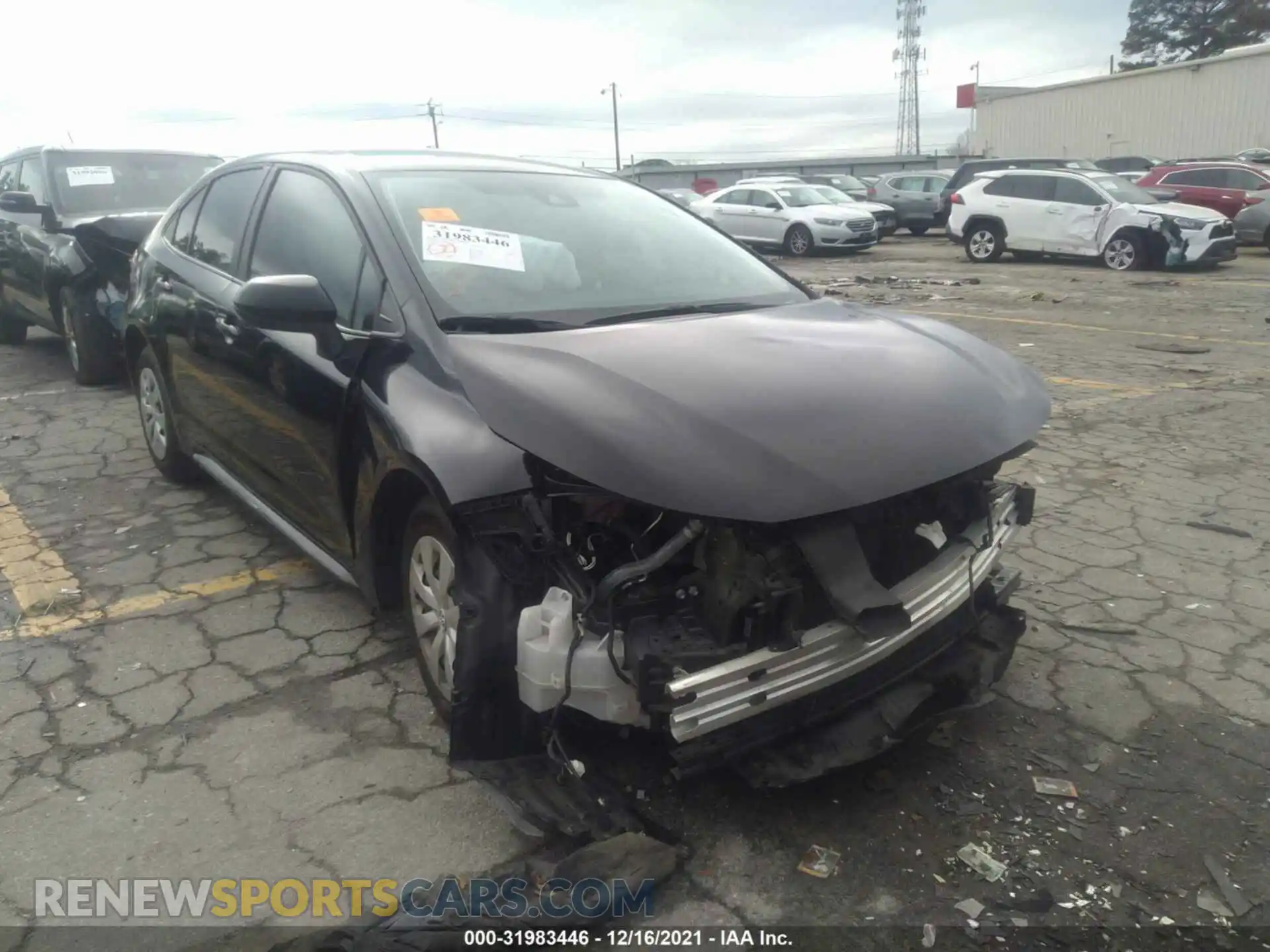 1 Photograph of a damaged car 5YFDPRAE3LP104522 TOYOTA COROLLA 2020