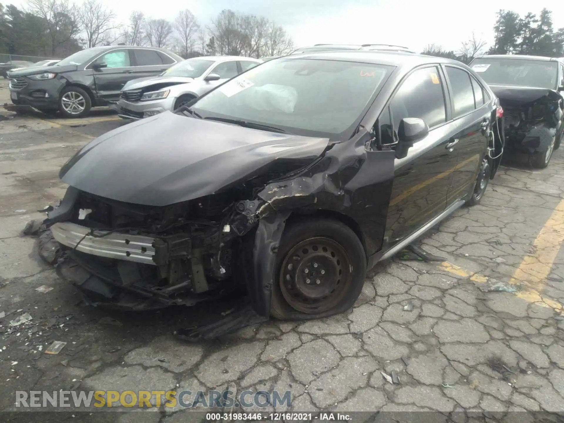 2 Photograph of a damaged car 5YFDPRAE3LP104522 TOYOTA COROLLA 2020