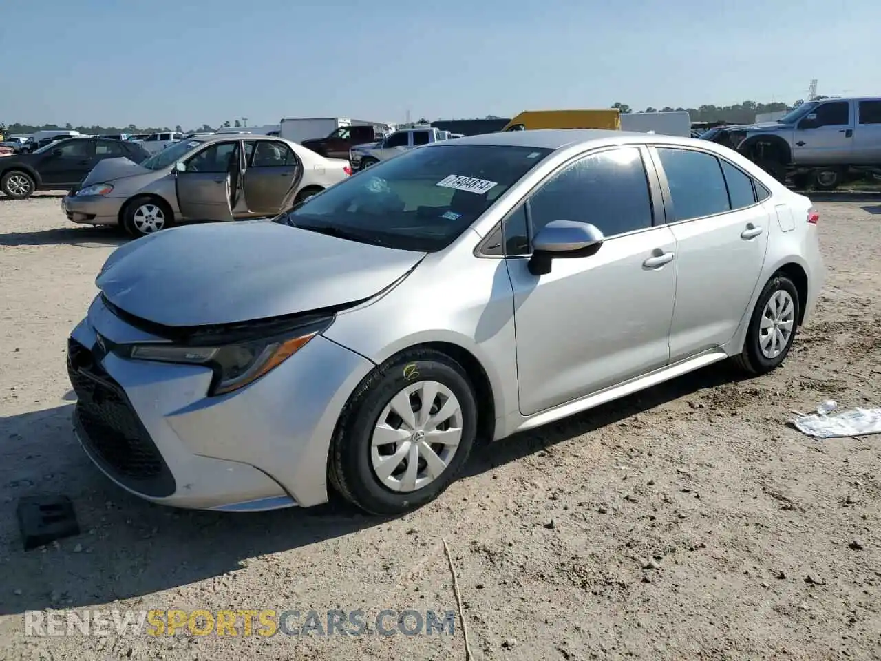 1 Photograph of a damaged car 5YFDPRAE3LP106528 TOYOTA COROLLA 2020