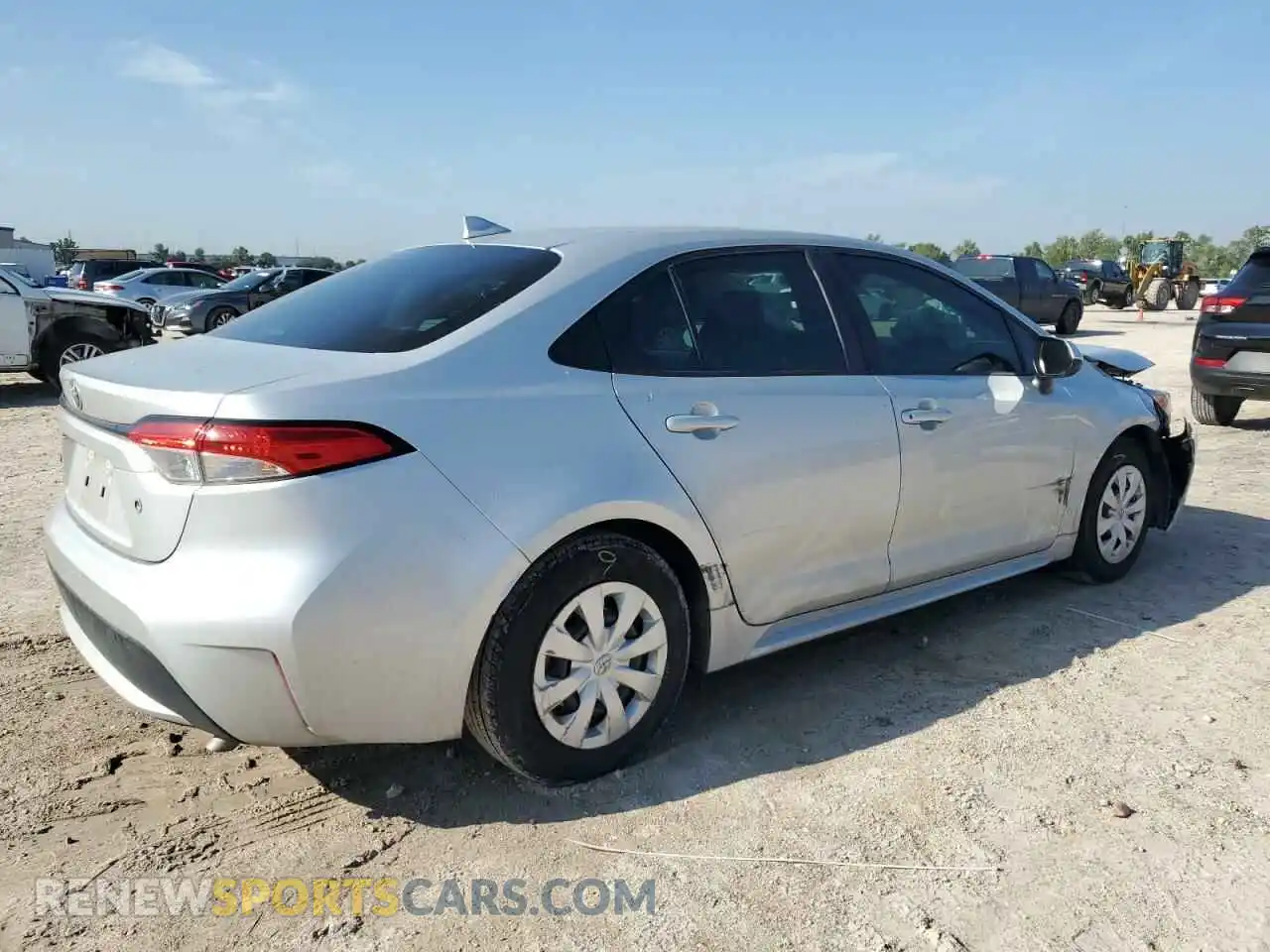 3 Photograph of a damaged car 5YFDPRAE3LP106528 TOYOTA COROLLA 2020