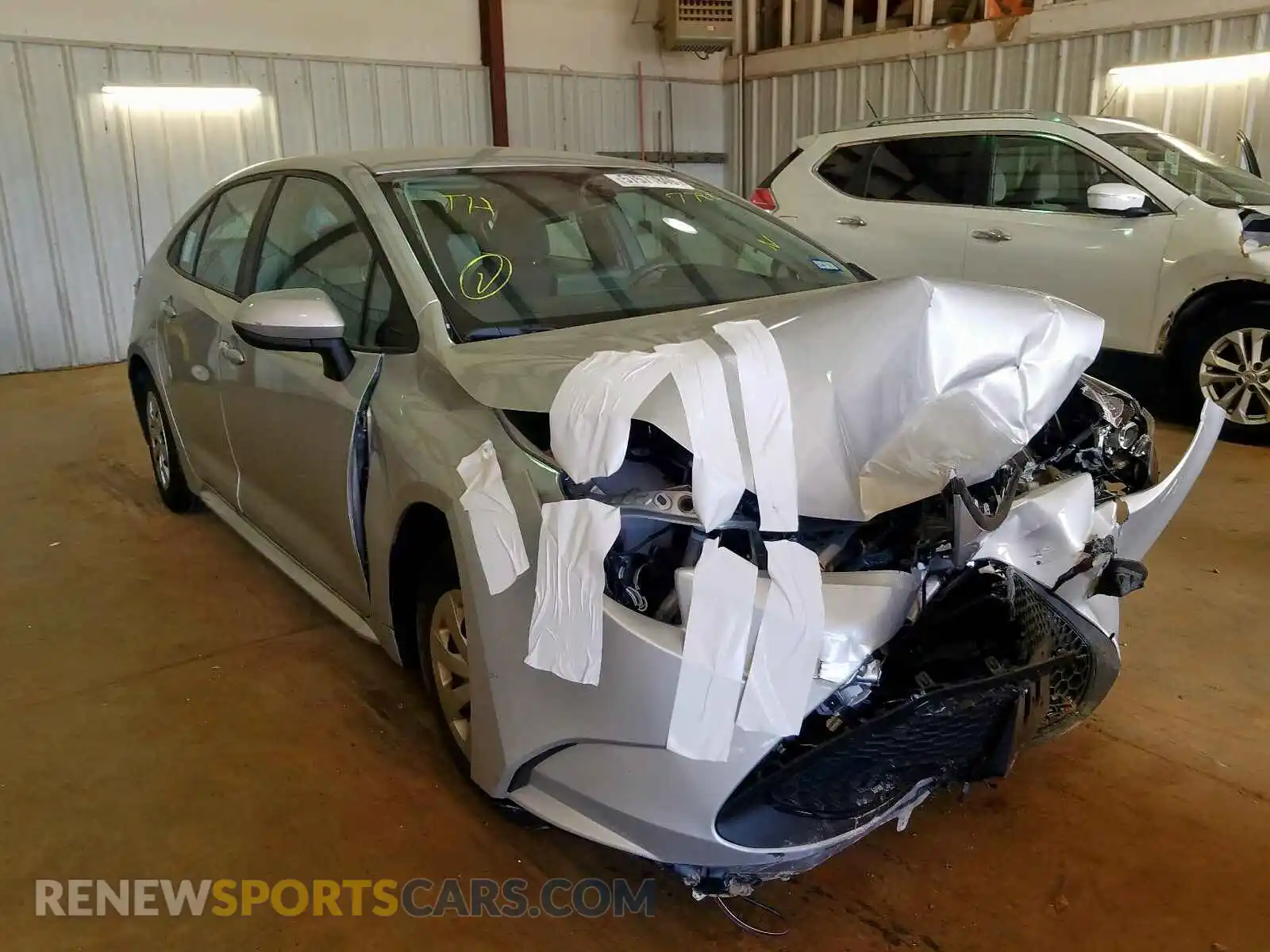 1 Photograph of a damaged car 5YFDPRAE5LP007788 TOYOTA COROLLA 2020