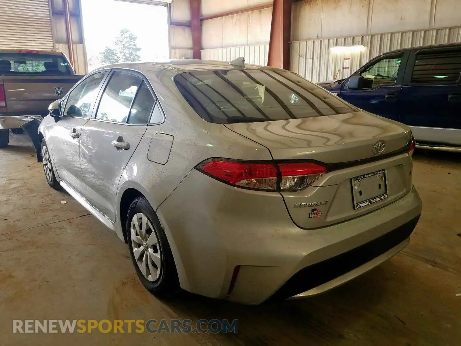 3 Photograph of a damaged car 5YFDPRAE5LP007788 TOYOTA COROLLA 2020