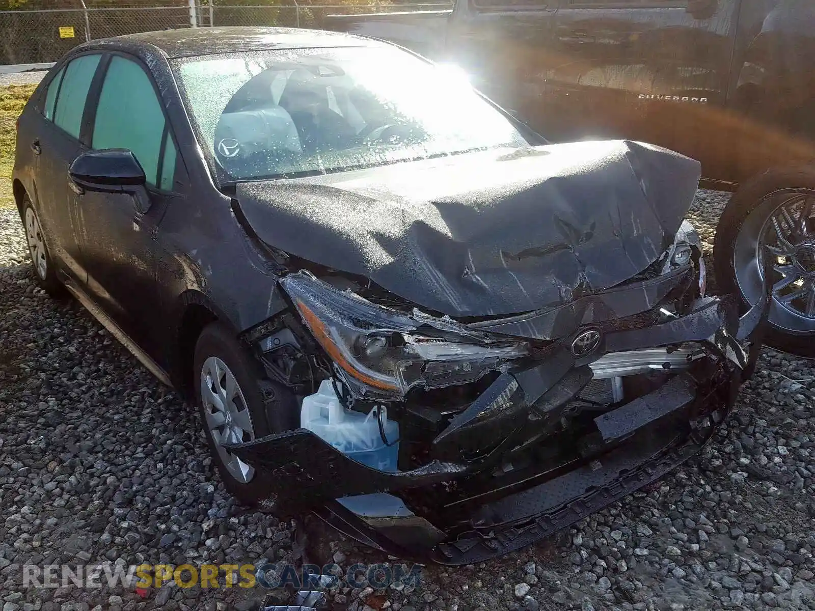 1 Photograph of a damaged car 5YFDPRAE5LP047367 TOYOTA COROLLA 2020