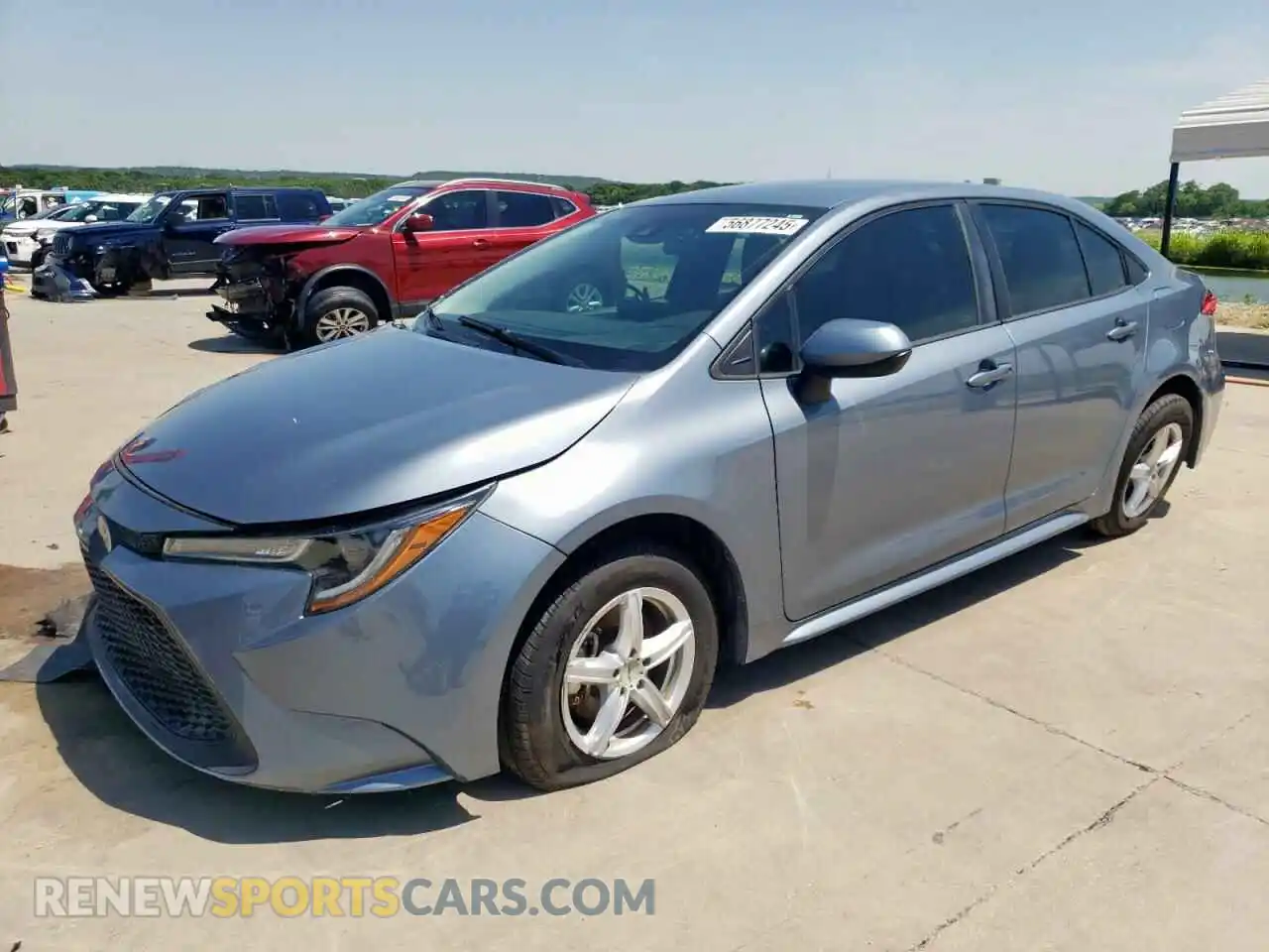 1 Photograph of a damaged car 5YFDPRAE5LP060572 TOYOTA COROLLA 2020