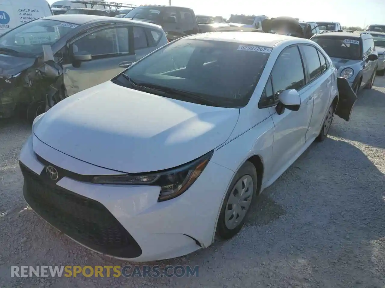 2 Photograph of a damaged car 5YFDPRAE5LP064234 TOYOTA COROLLA 2020