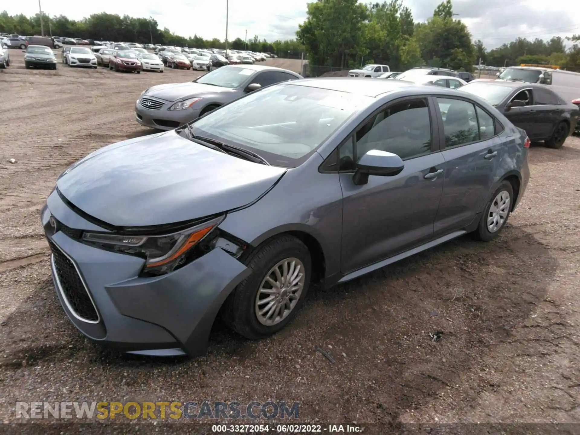 2 Photograph of a damaged car 5YFDPRAE5LP105915 TOYOTA COROLLA 2020