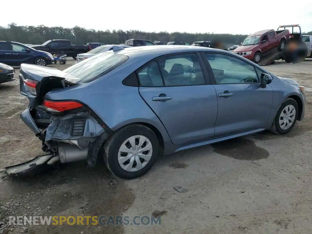 3 fotografías del automóvil dañado 5YFDPRAE5LP132094 TOYOTA COROLLA 2020