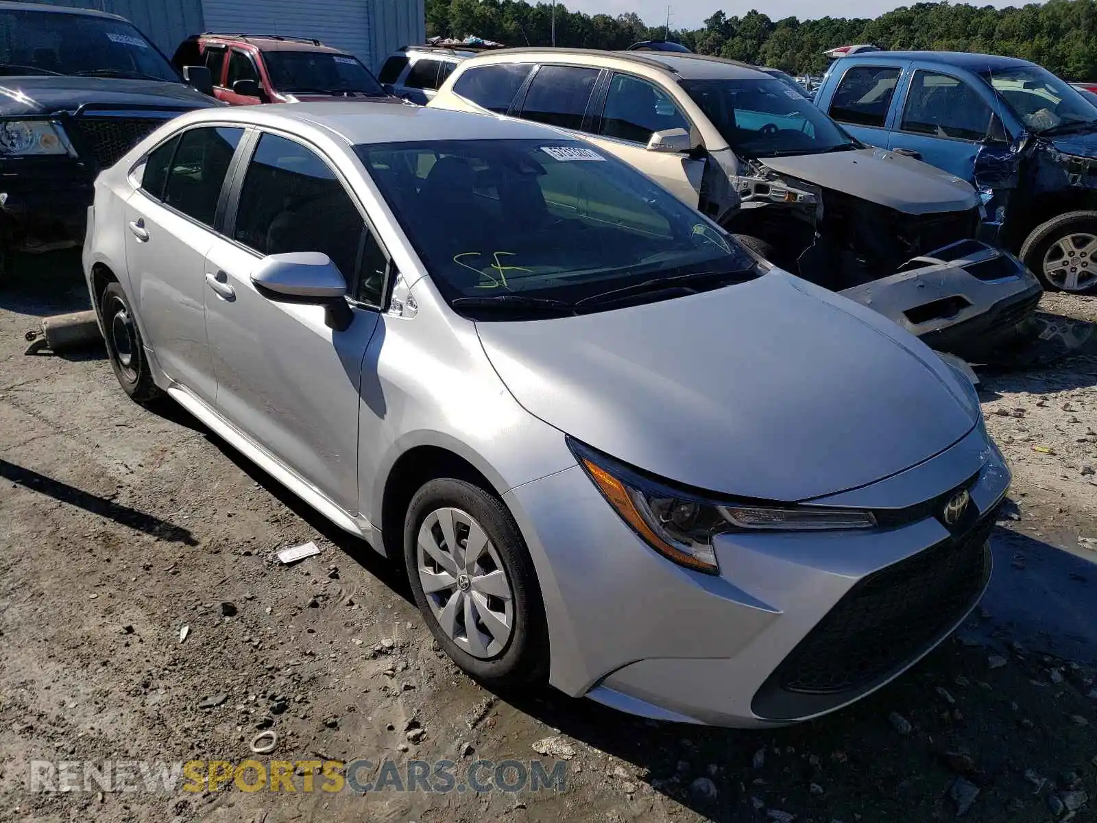 1 fotografías del automóvil dañado 5YFDPRAE6LP137207 TOYOTA COROLLA 2020