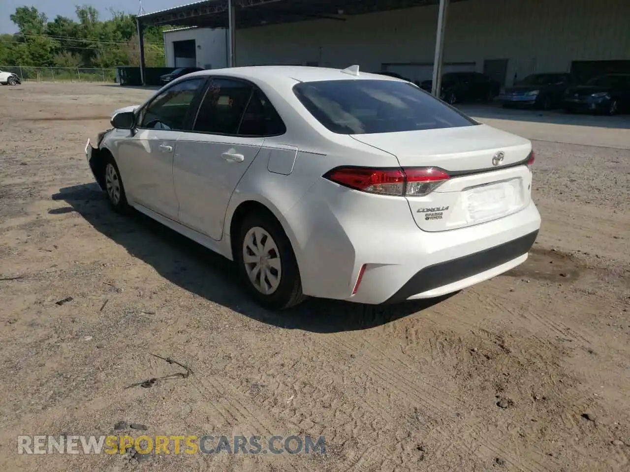 3 Photograph of a damaged car 5YFDPRAE7LP069144 TOYOTA COROLLA 2020