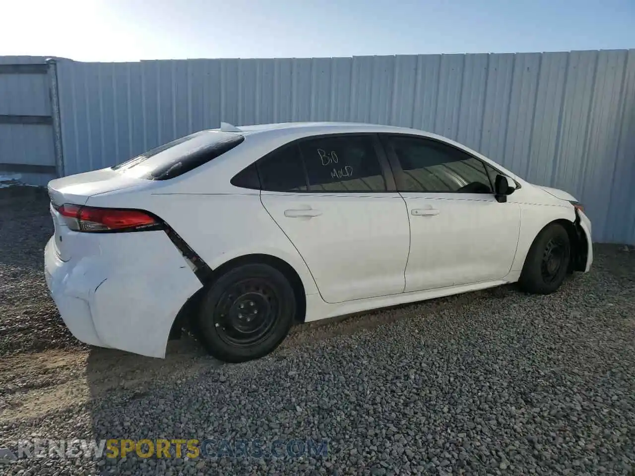 3 Photograph of a damaged car 5YFDPRAE7LP104491 TOYOTA COROLLA 2020