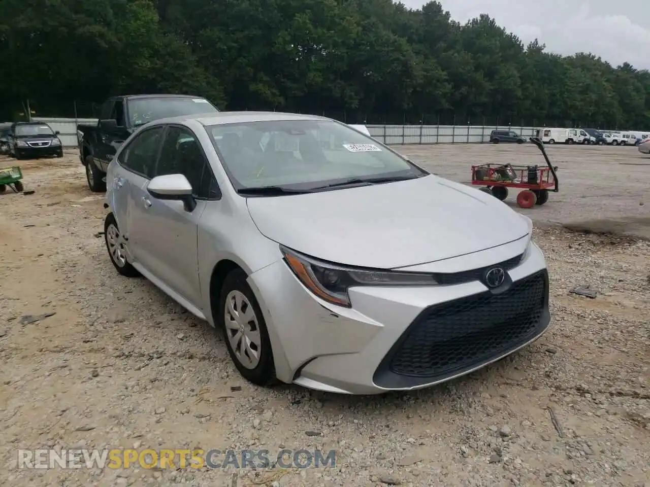 1 Photograph of a damaged car 5YFDPRAE7LP108699 TOYOTA COROLLA 2020