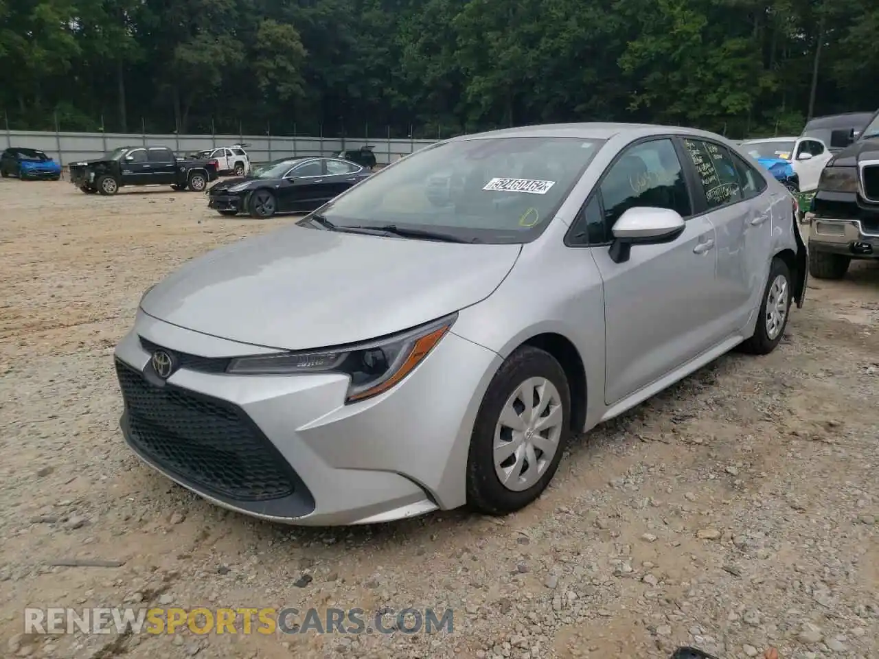 2 Photograph of a damaged car 5YFDPRAE7LP108699 TOYOTA COROLLA 2020