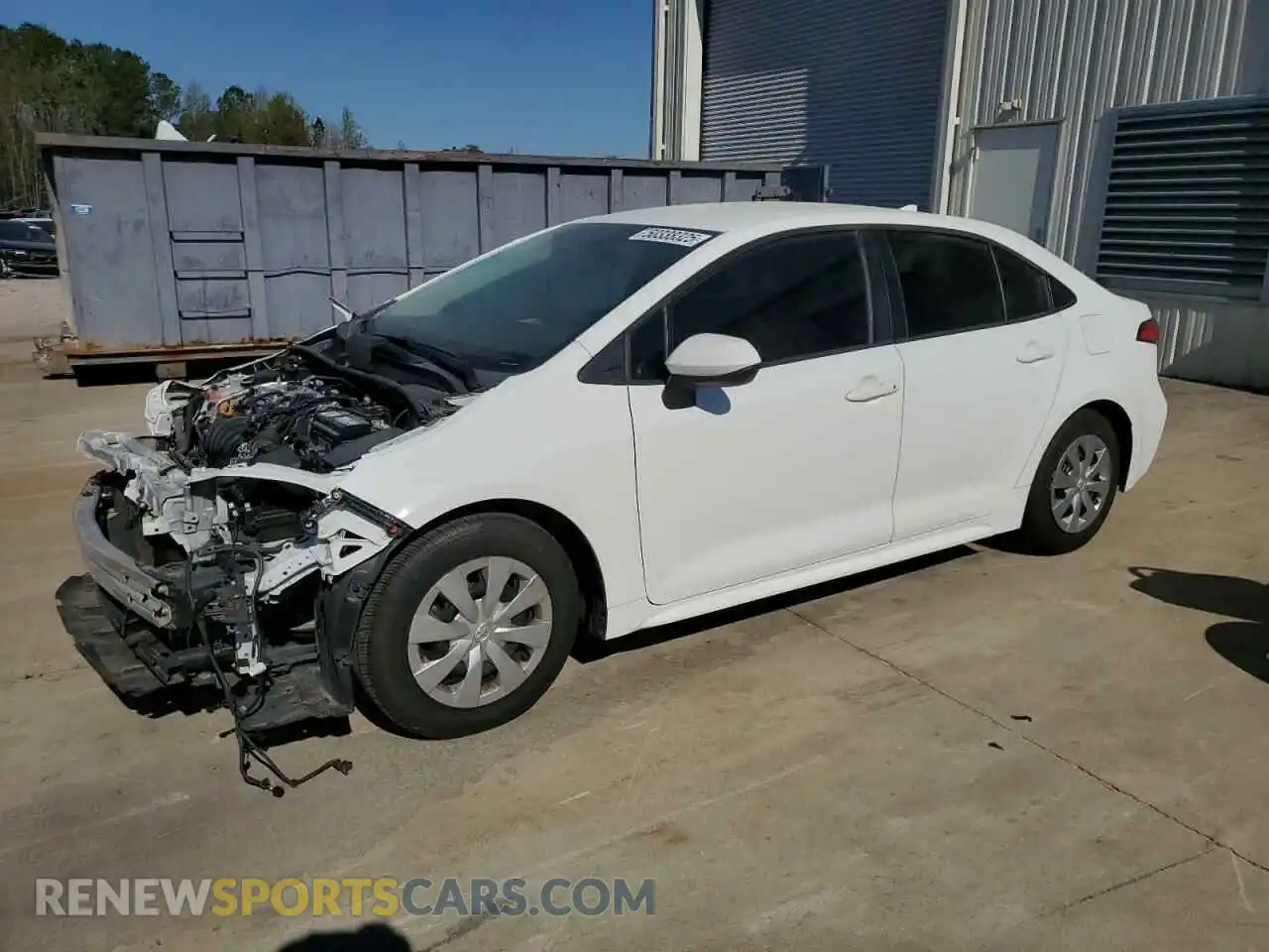 1 Photograph of a damaged car 5YFDPRAE8LP036752 TOYOTA COROLLA 2020