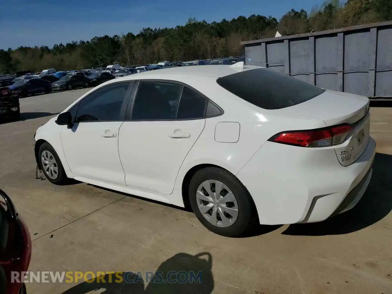 2 Photograph of a damaged car 5YFDPRAE8LP036752 TOYOTA COROLLA 2020