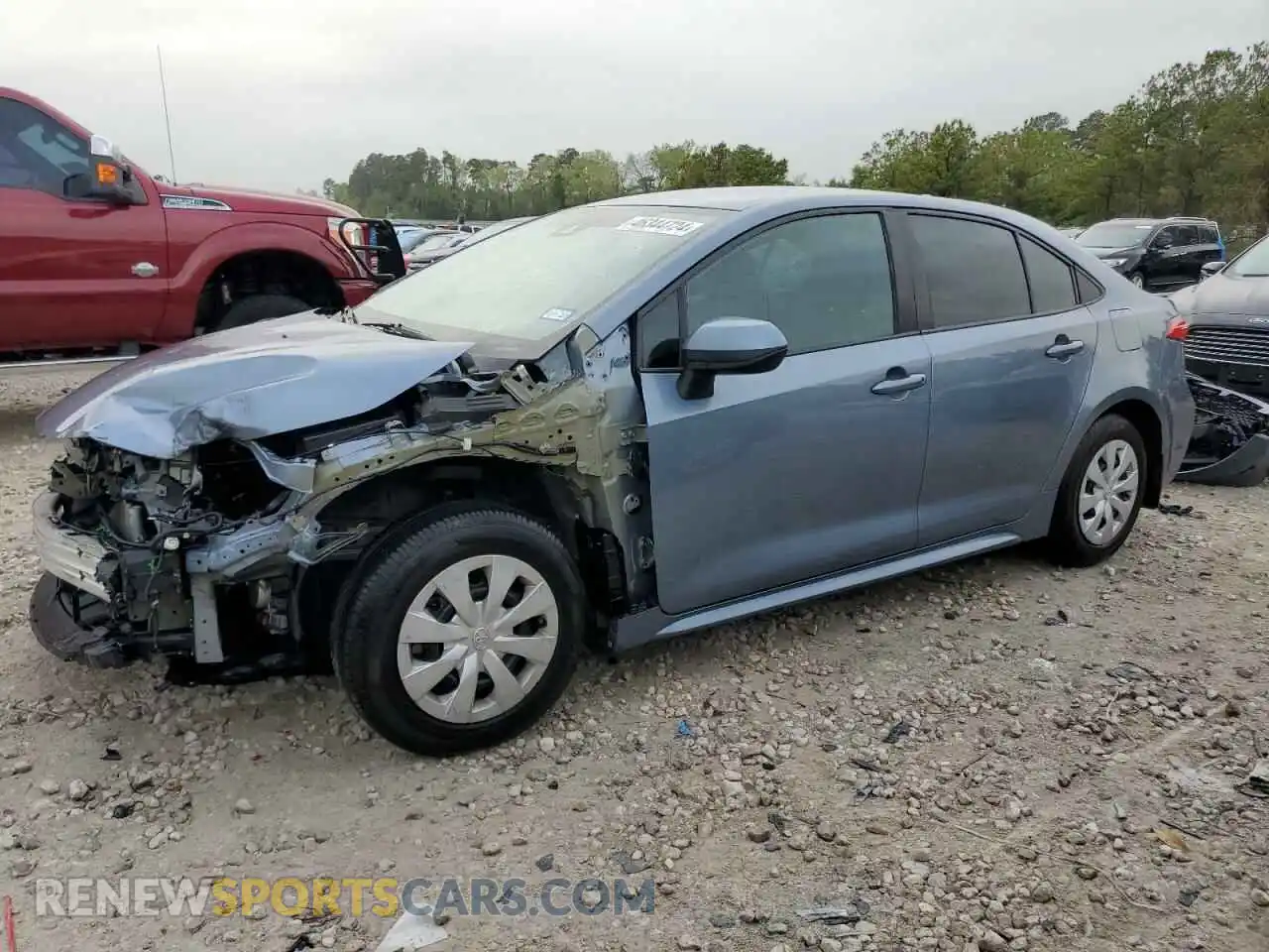 1 Photograph of a damaged car 5YFDPRAE8LP047458 TOYOTA COROLLA 2020