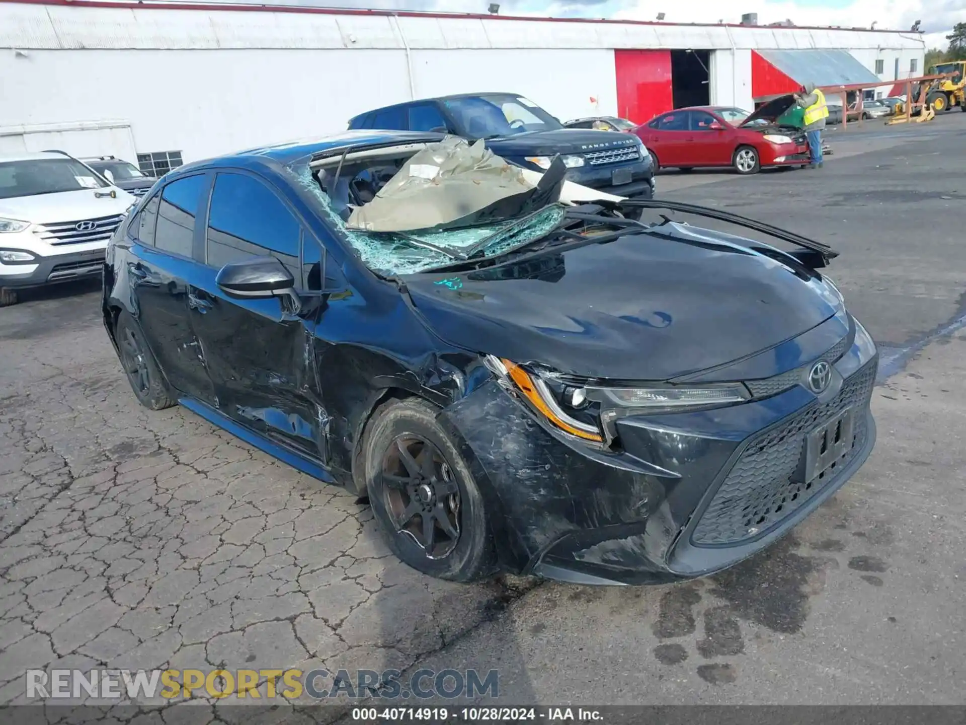 1 Photograph of a damaged car 5YFDPRAE8LP063286 TOYOTA COROLLA 2020