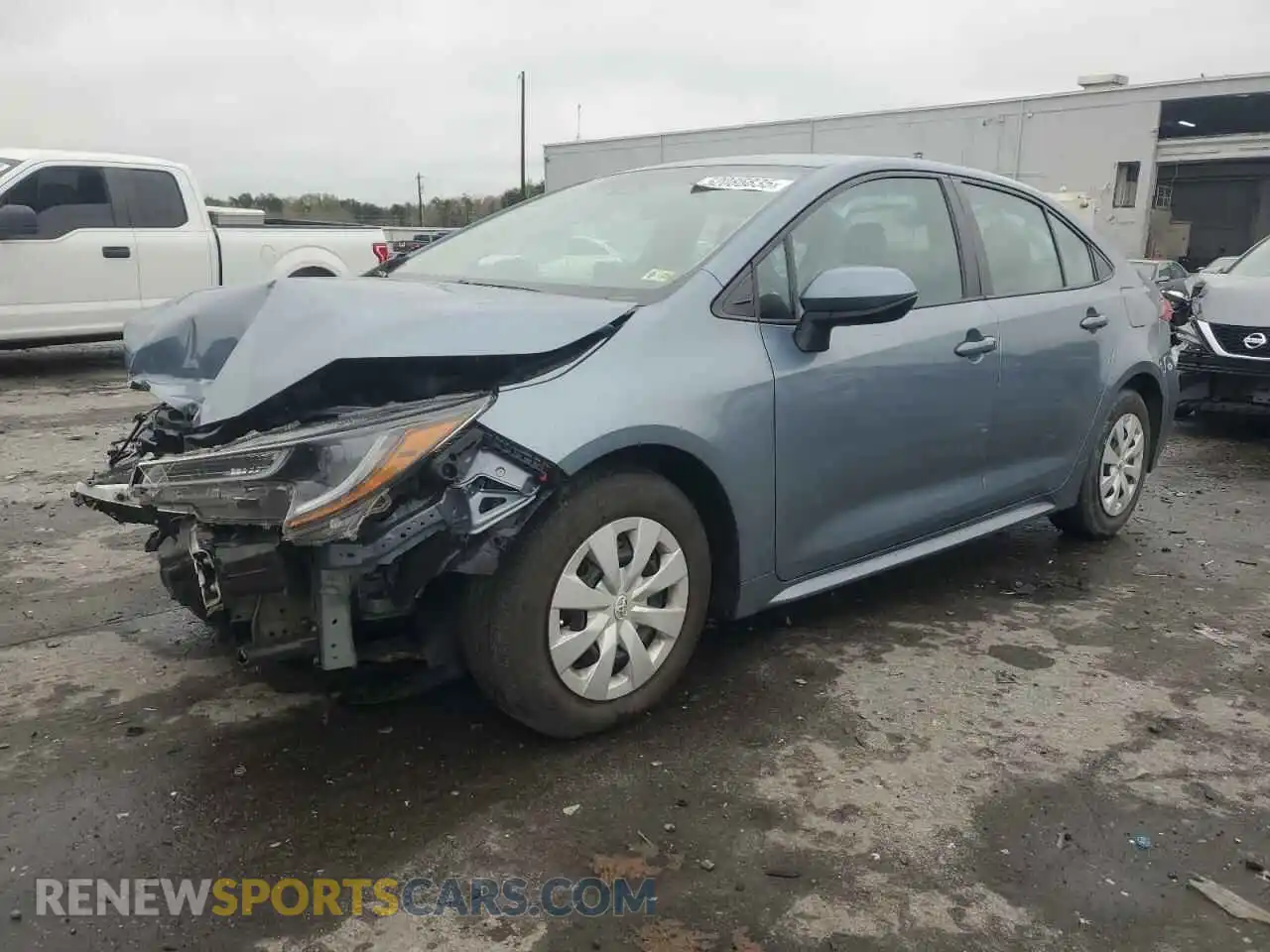 1 Photograph of a damaged car 5YFDPRAE9LP052278 TOYOTA COROLLA 2020
