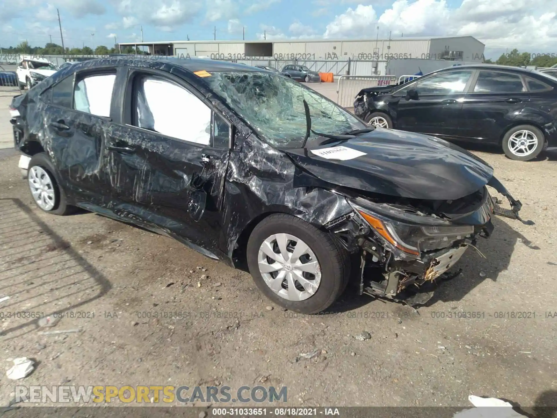1 Photograph of a damaged car 5YFDPRAEXLP046537 TOYOTA COROLLA 2020