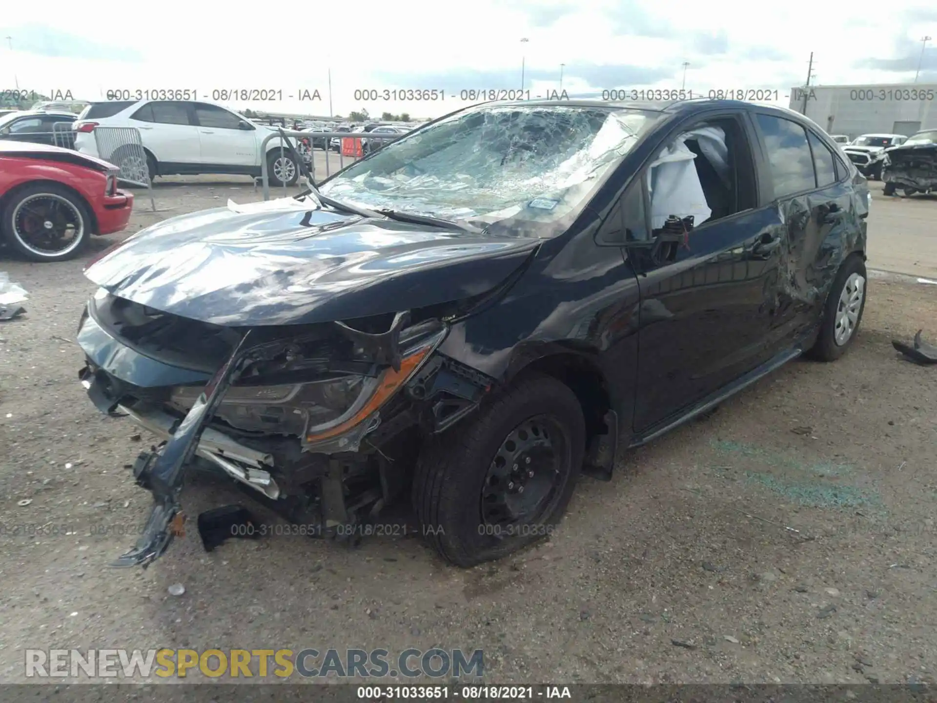 2 Photograph of a damaged car 5YFDPRAEXLP046537 TOYOTA COROLLA 2020