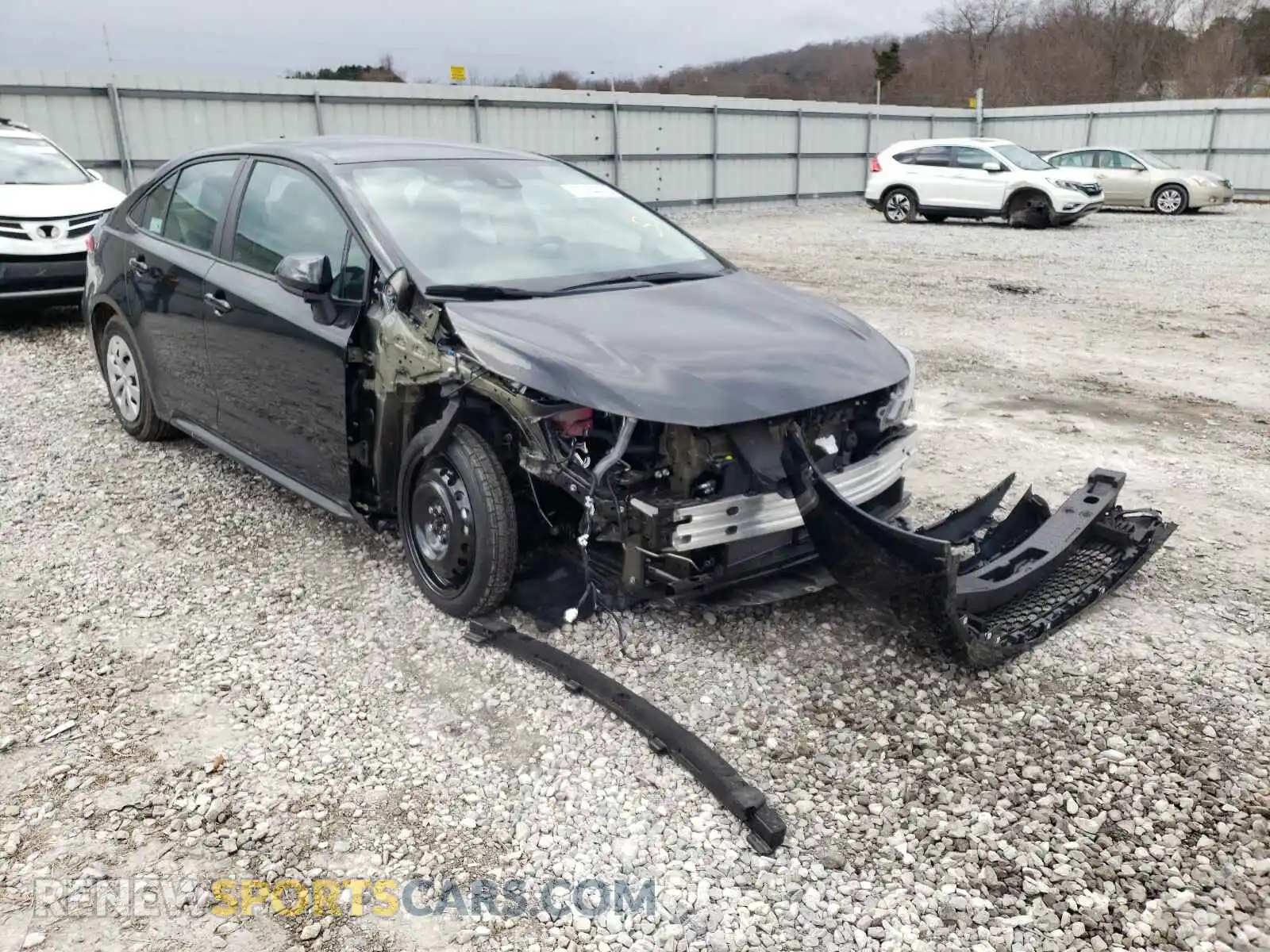1 Photograph of a damaged car 5YFDPRAEXLP055125 TOYOTA COROLLA 2020