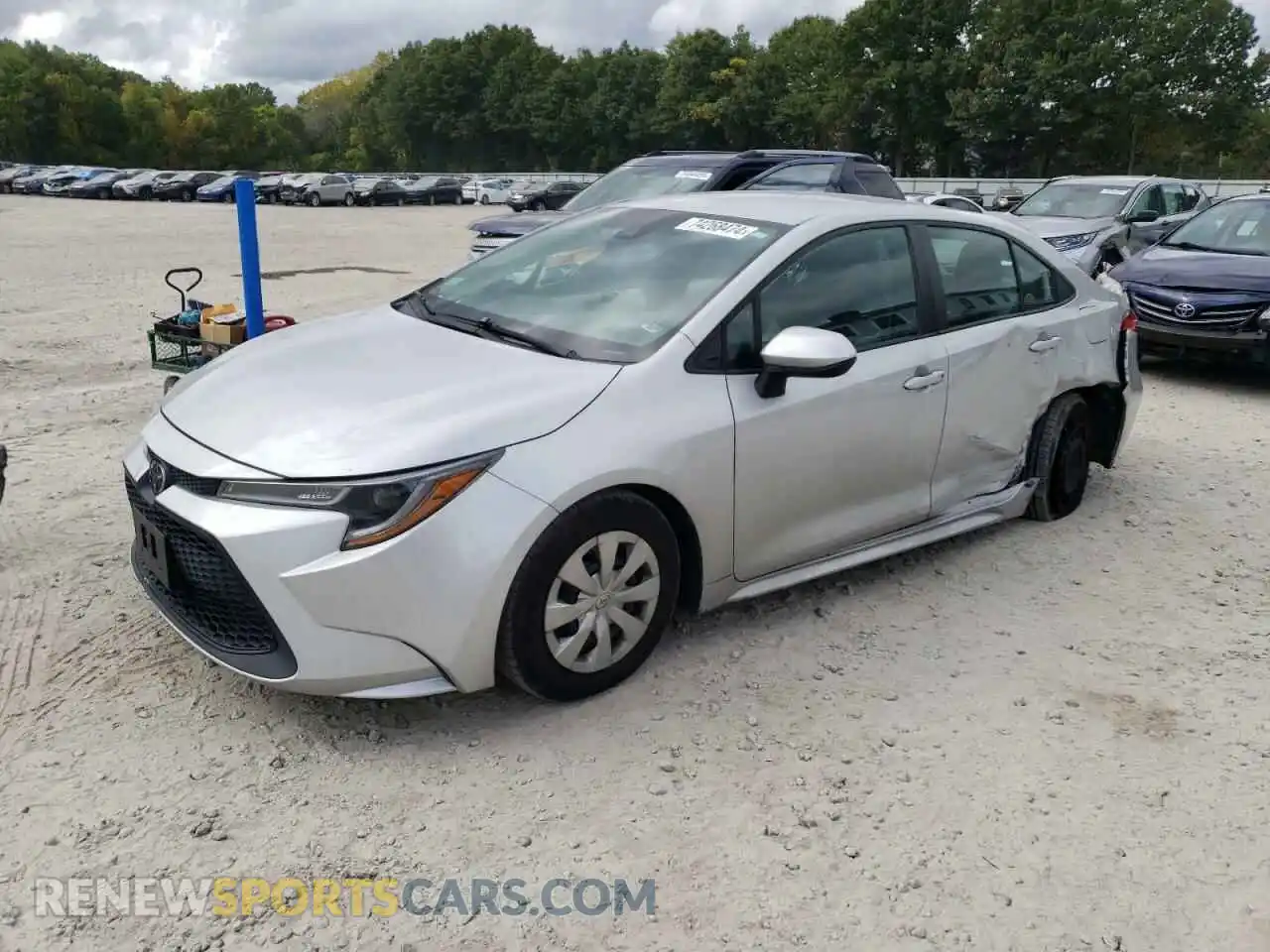 1 Photograph of a damaged car 5YFDPRAEXLP057070 TOYOTA COROLLA 2020