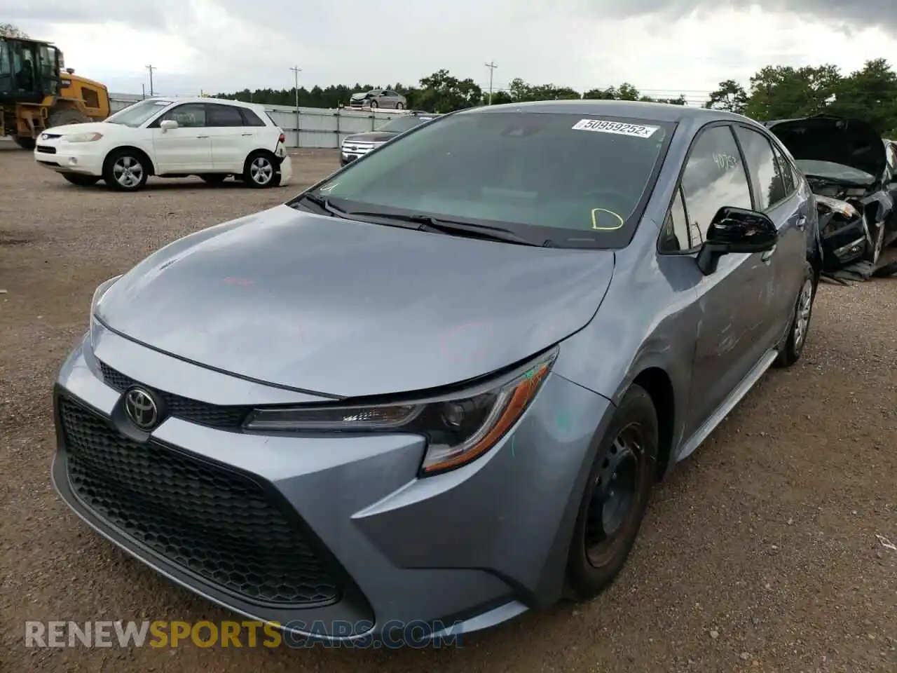 2 Photograph of a damaged car 5YFDPRAEXLP061930 TOYOTA COROLLA 2020