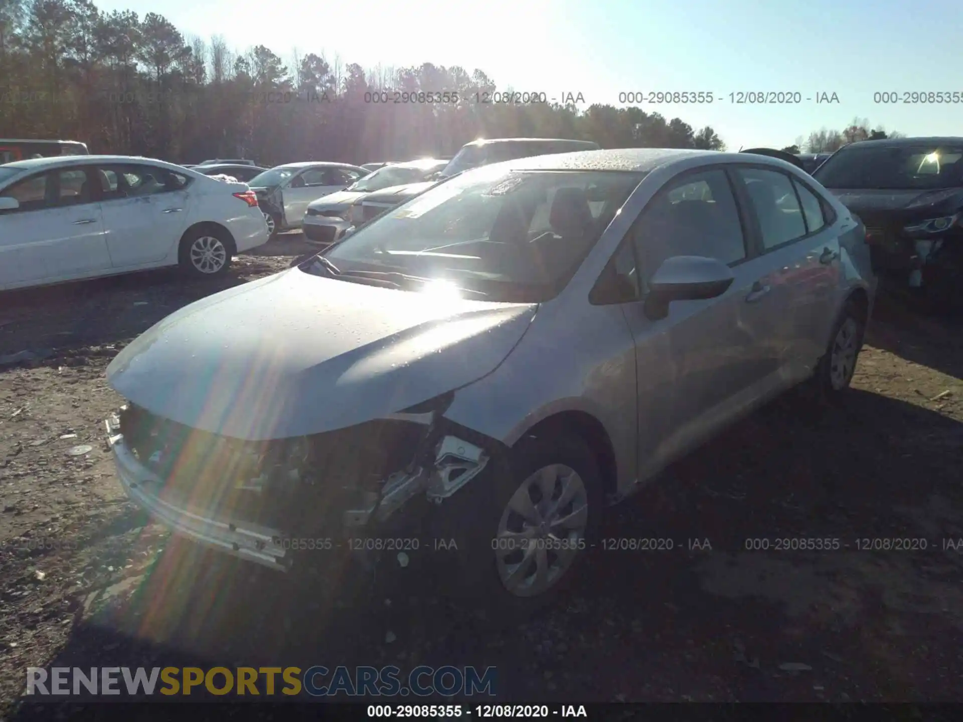 2 Photograph of a damaged car 5YFDPRAEXLP093311 TOYOTA COROLLA 2020