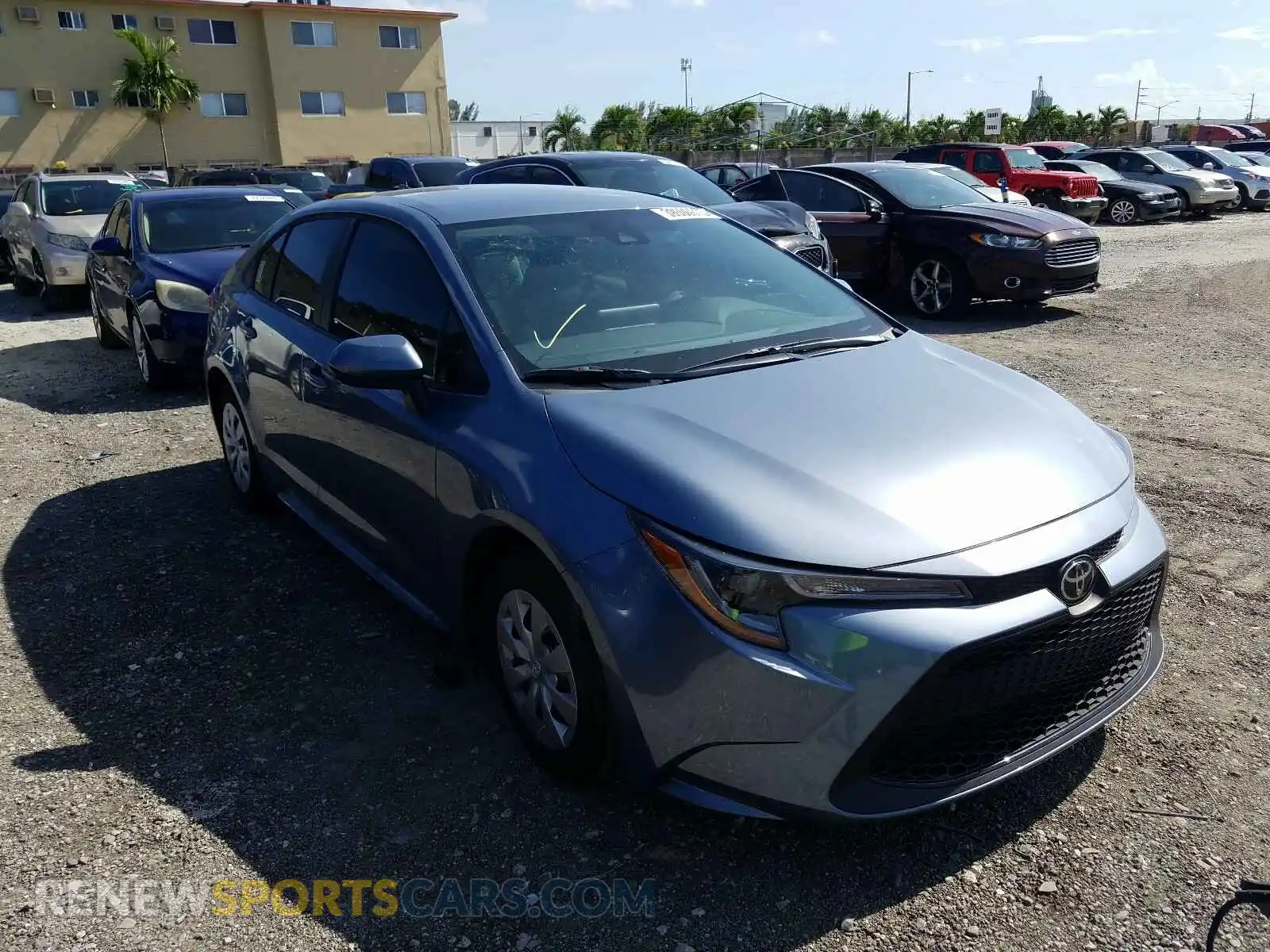 1 Photograph of a damaged car 5YFDPRAEXLP095219 TOYOTA COROLLA 2020
