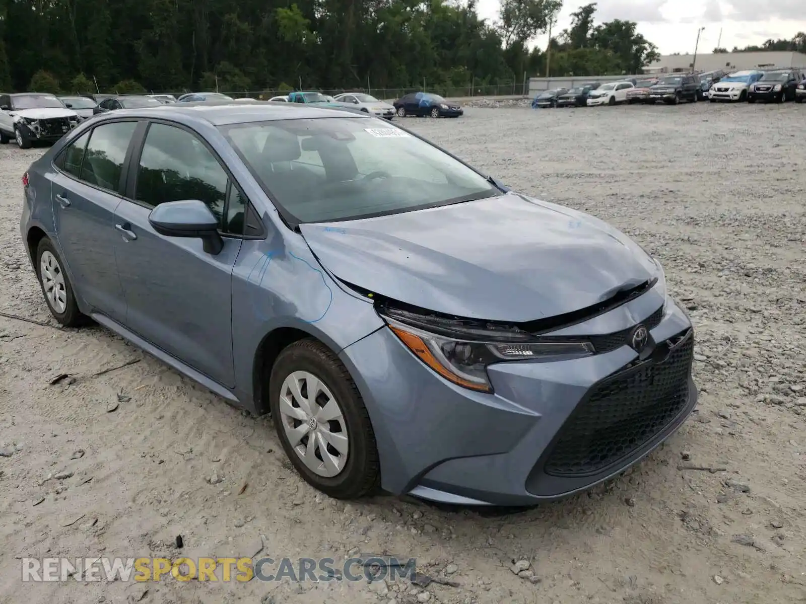 1 Photograph of a damaged car 5YFDPRAEXLP131541 TOYOTA COROLLA 2020