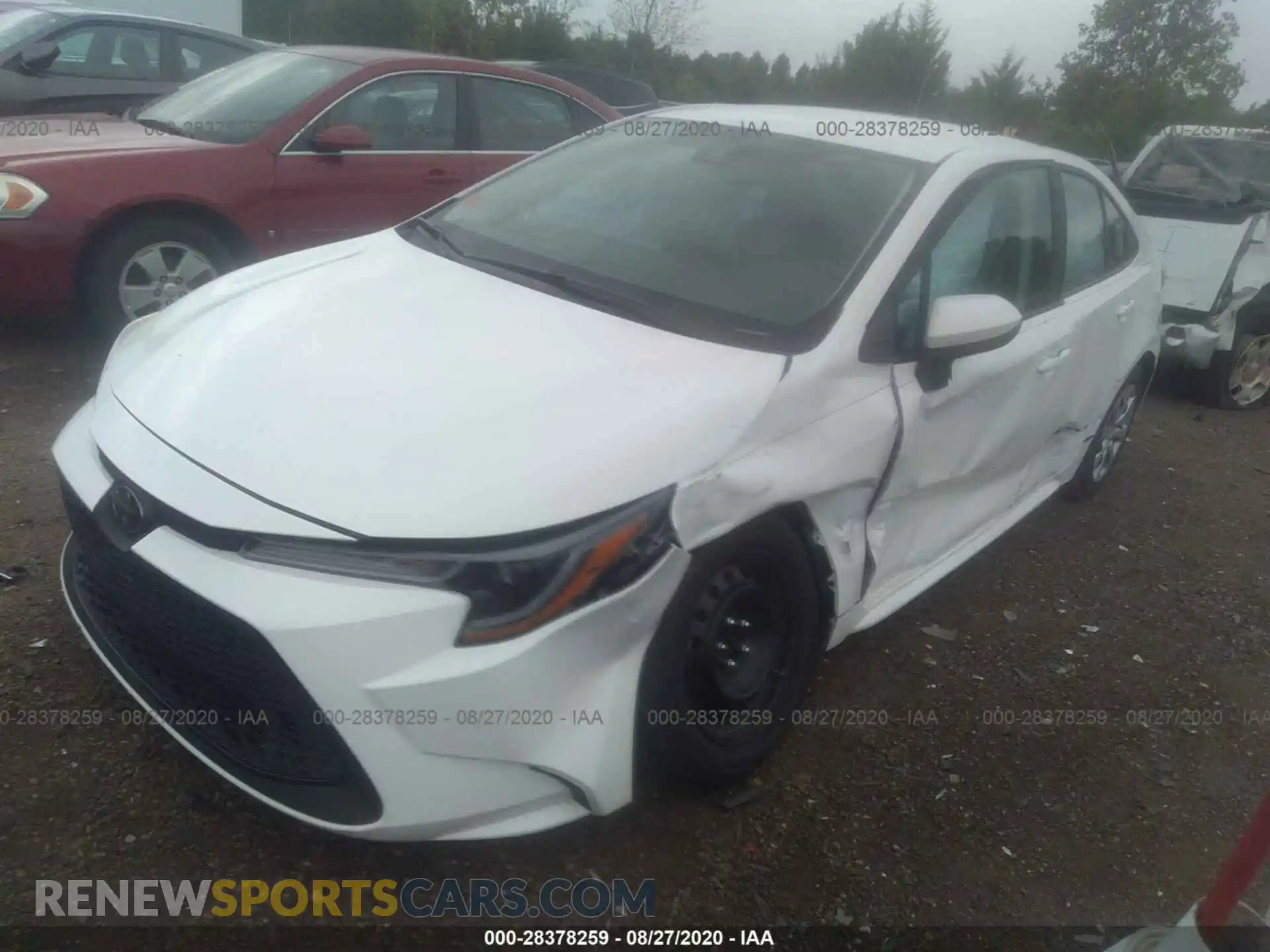 2 Photograph of a damaged car 5YFEPRAE0LP006200 TOYOTA COROLLA 2020