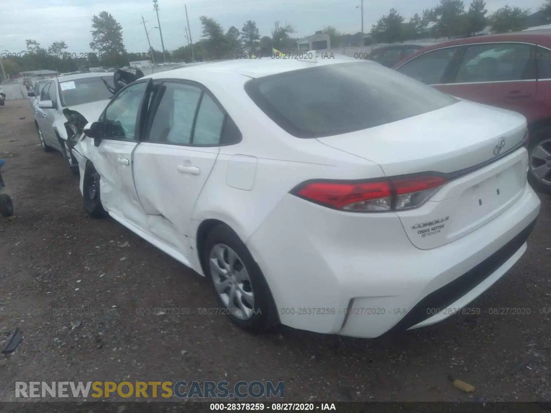 3 Photograph of a damaged car 5YFEPRAE0LP006200 TOYOTA COROLLA 2020