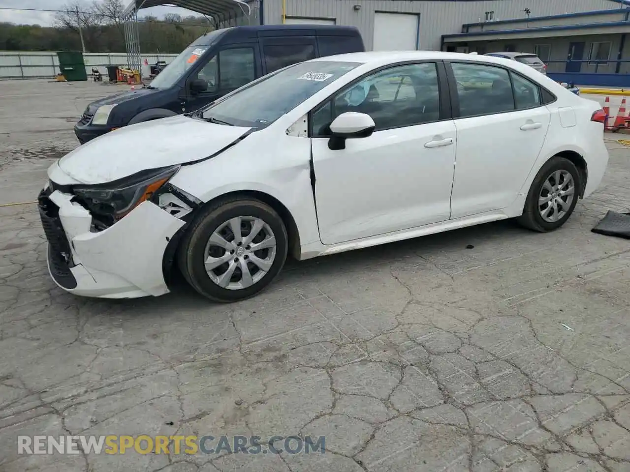 1 Photograph of a damaged car 5YFEPRAE0LP006231 TOYOTA COROLLA 2020