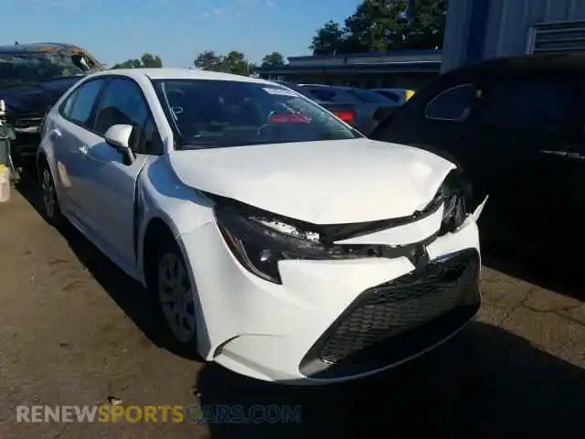 1 Photograph of a damaged car 5YFEPRAE0LP007718 TOYOTA COROLLA 2020