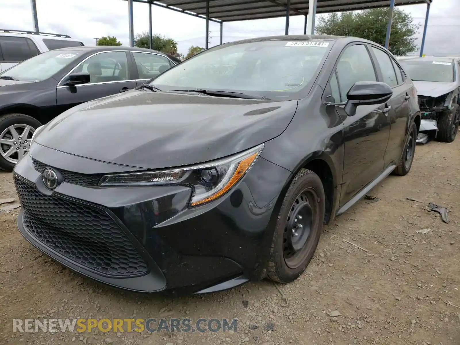 2 Photograph of a damaged car 5YFEPRAE0LP019593 TOYOTA COROLLA 2020