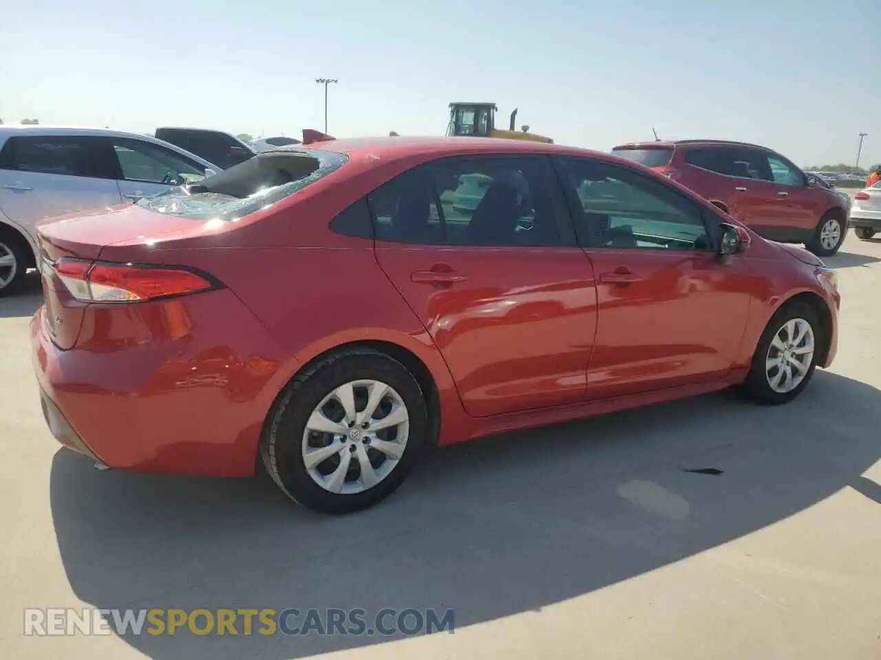 3 Photograph of a damaged car 5YFEPRAE0LP020033 TOYOTA COROLLA 2020