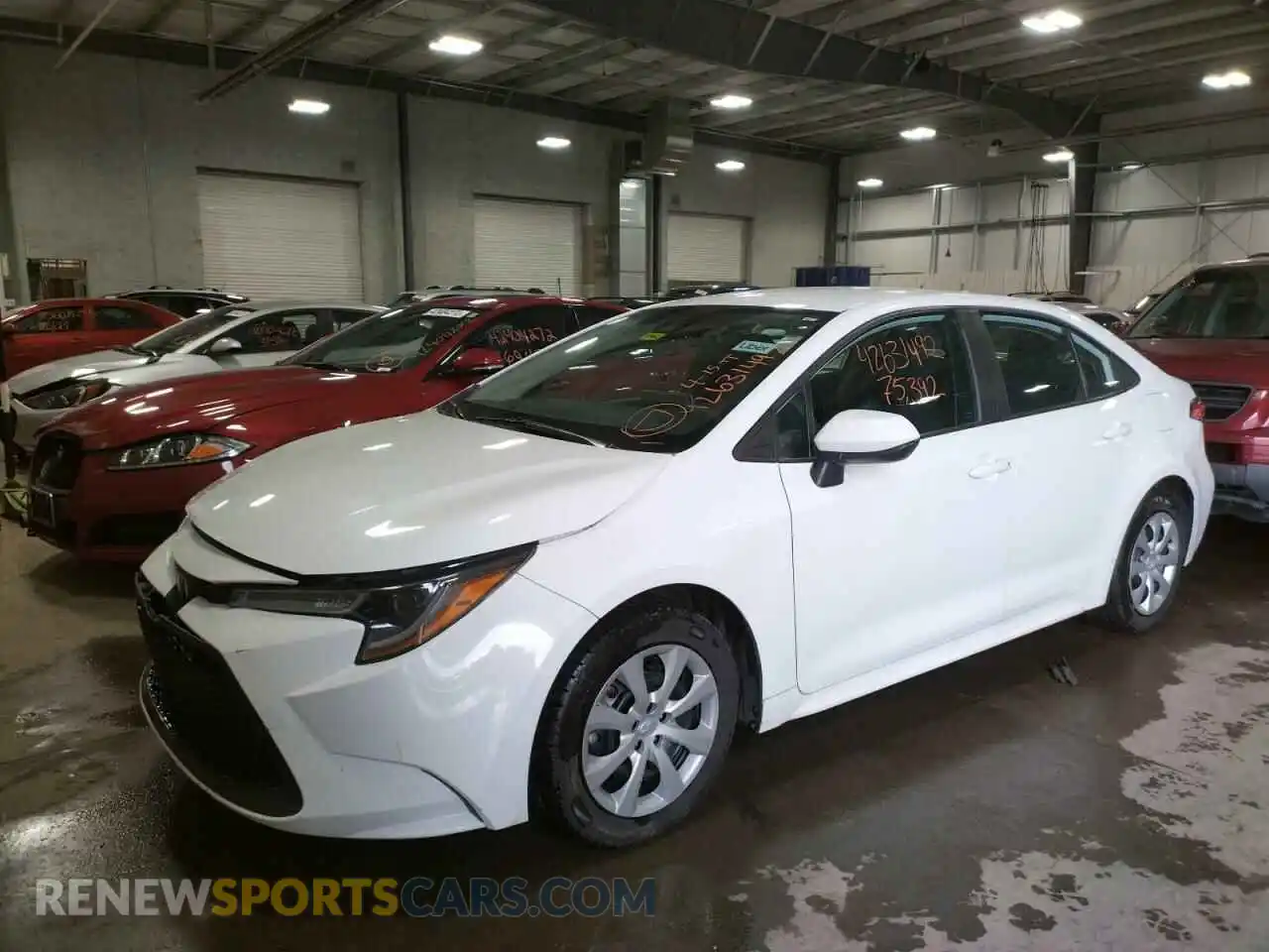 2 Фотография поврежденного автомобиля 5YFEPRAE0LP023854 TOYOTA COROLLA 2020
