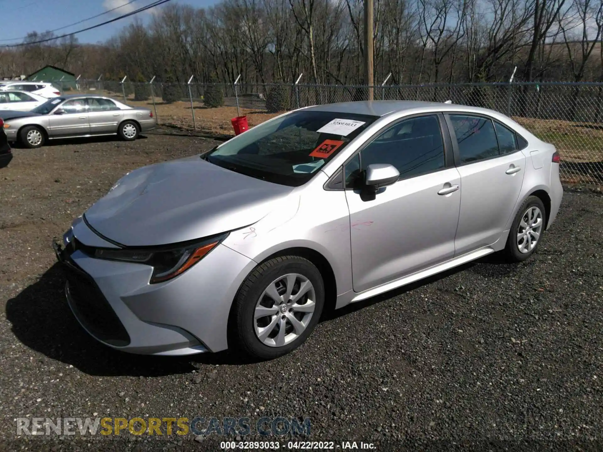 2 Photograph of a damaged car 5YFEPRAE0LP034448 TOYOTA COROLLA 2020