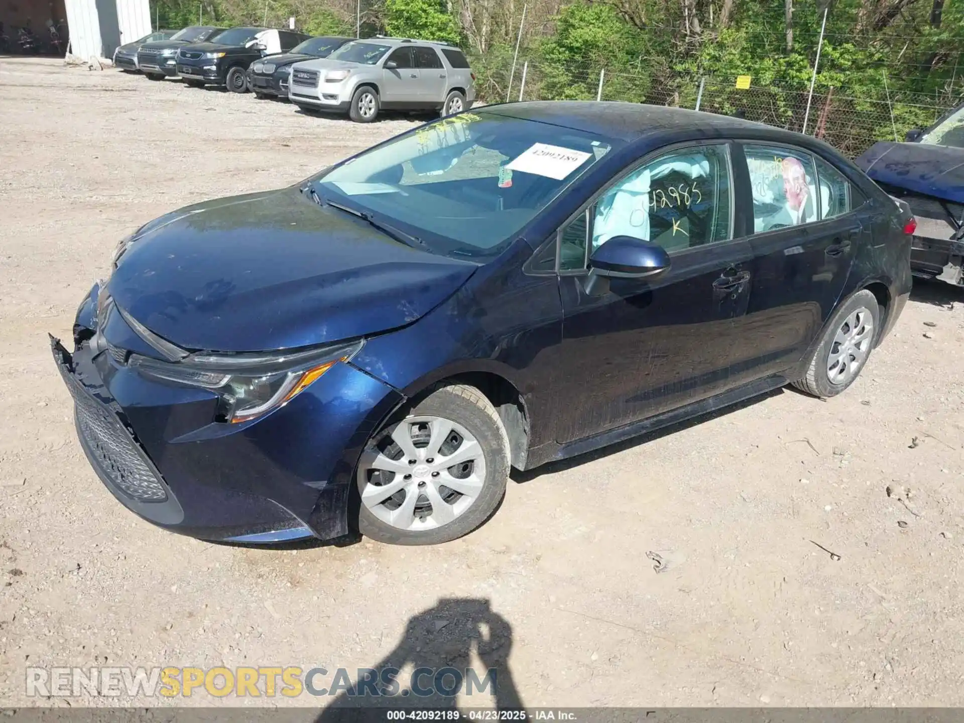 2 Photograph of a damaged car 5YFEPRAE0LP042985 TOYOTA COROLLA 2020