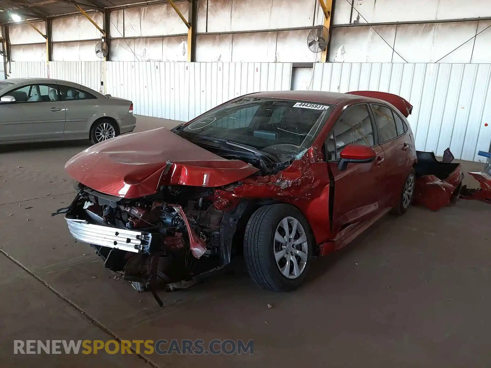 2 Photograph of a damaged car 5YFEPRAE0LP054621 TOYOTA COROLLA 2020