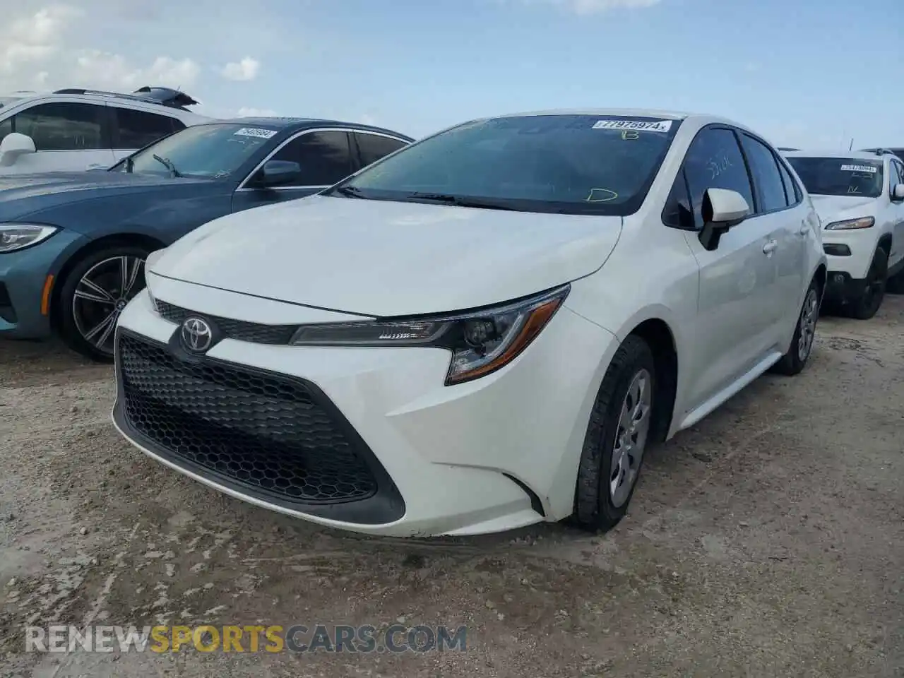 1 Photograph of a damaged car 5YFEPRAE0LP059690 TOYOTA COROLLA 2020