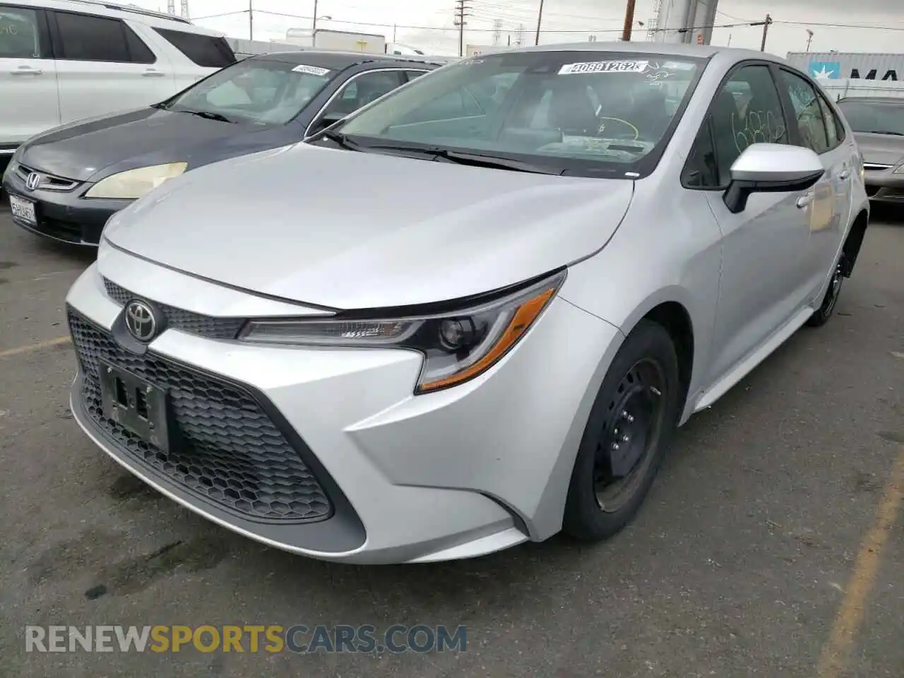 2 Photograph of a damaged car 5YFEPRAE0LP063528 TOYOTA COROLLA 2020