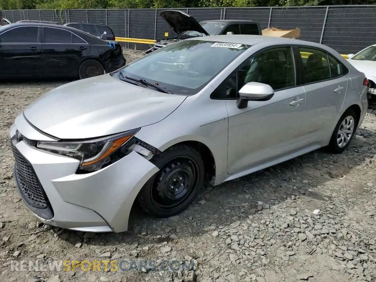 1 Photograph of a damaged car 5YFEPRAE0LP064923 TOYOTA COROLLA 2020