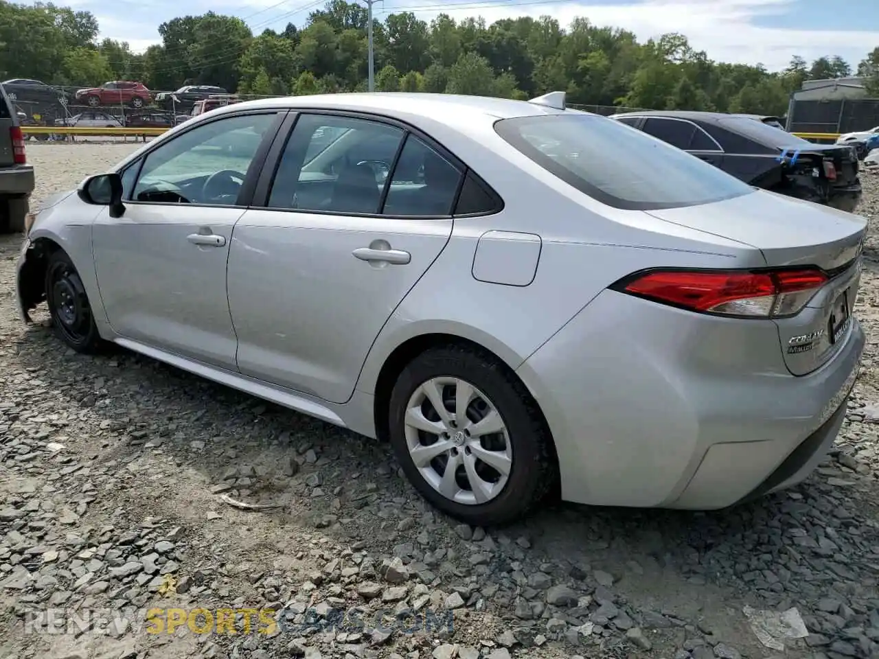 2 Photograph of a damaged car 5YFEPRAE0LP064923 TOYOTA COROLLA 2020