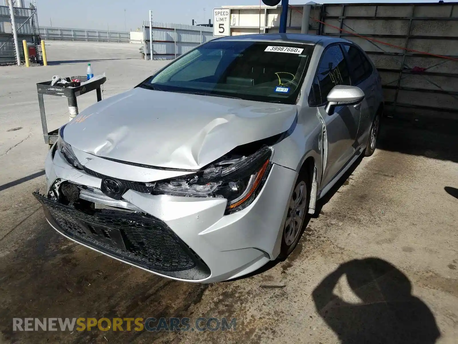2 Photograph of a damaged car 5YFEPRAE0LP082547 TOYOTA COROLLA 2020