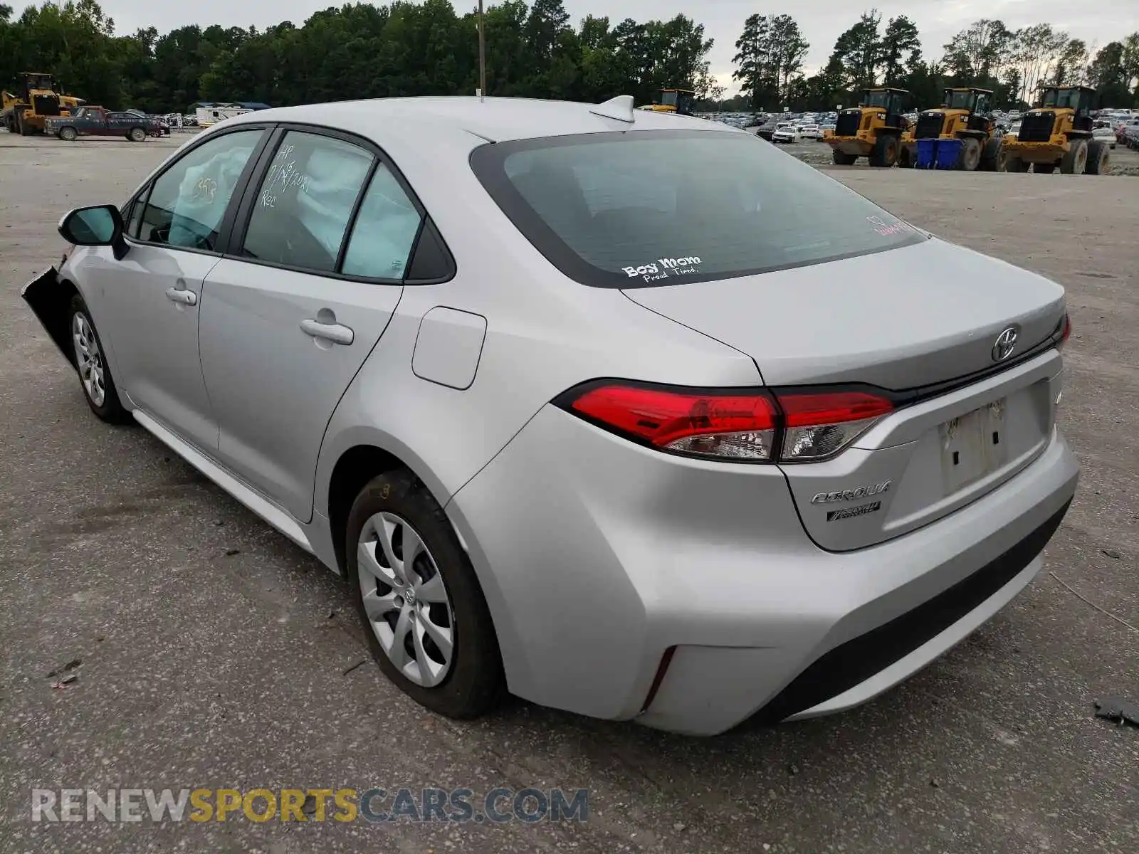 3 Photograph of a damaged car 5YFEPRAE0LP088560 TOYOTA COROLLA 2020