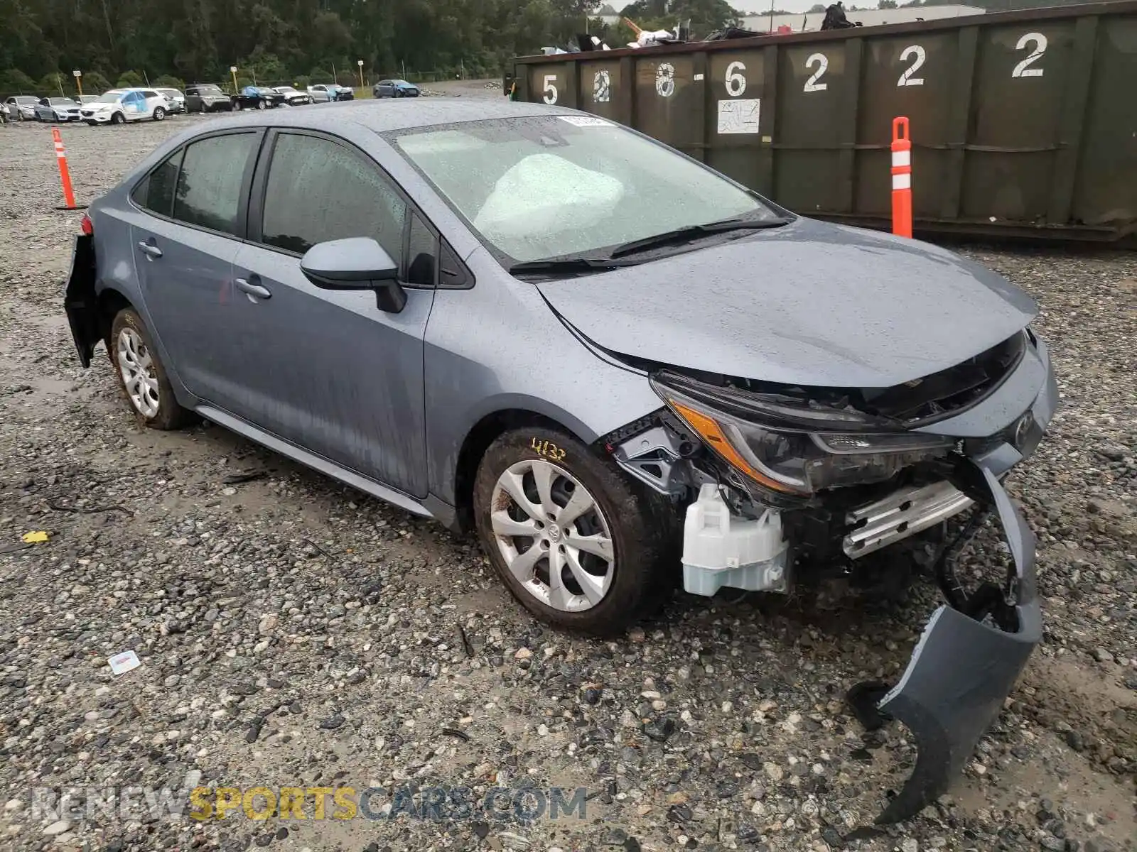 1 Photograph of a damaged car 5YFEPRAE0LP089109 TOYOTA COROLLA 2020