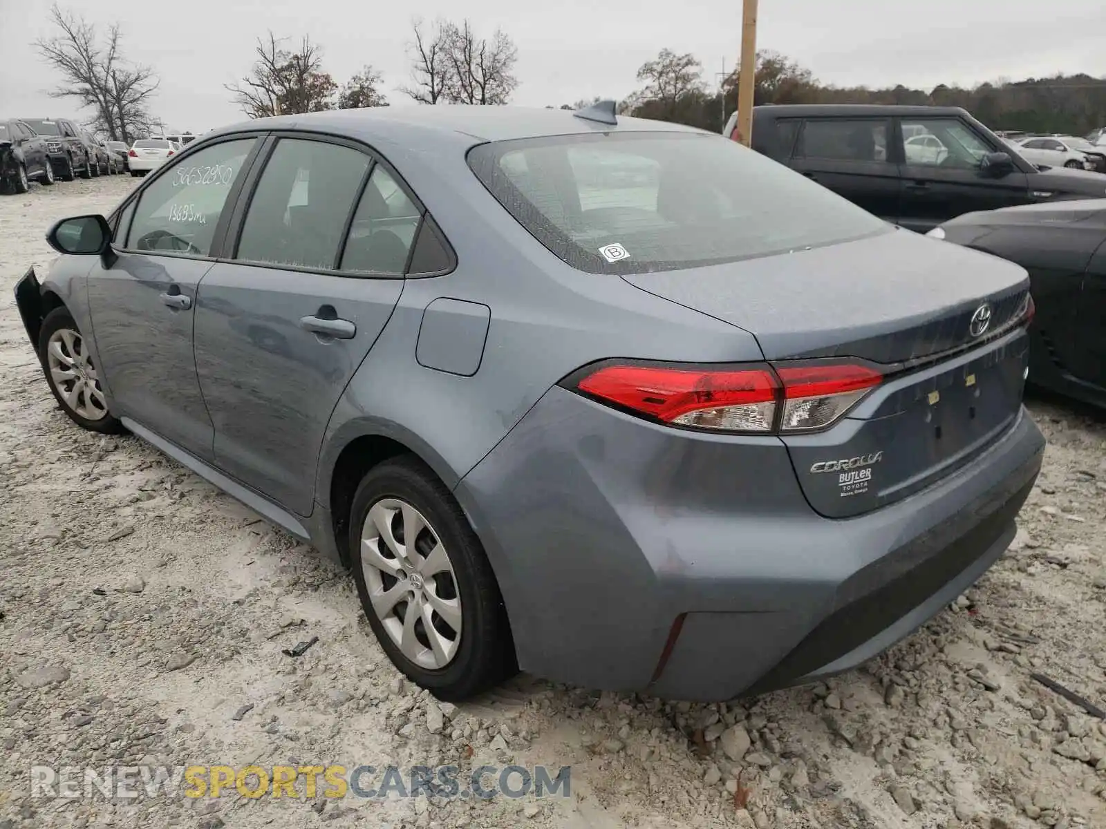 3 Photograph of a damaged car 5YFEPRAE0LP093631 TOYOTA COROLLA 2020