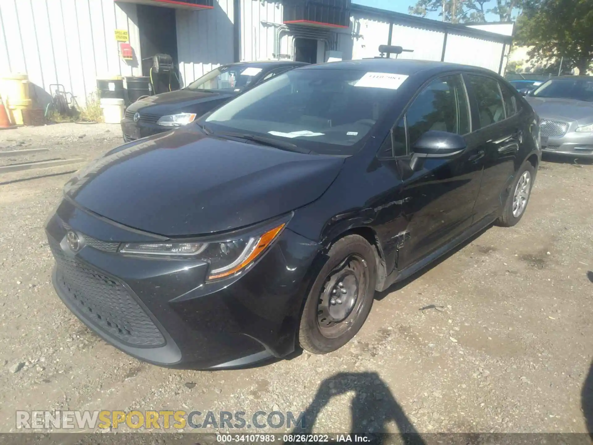 2 Photograph of a damaged car 5YFEPRAE0LP096478 TOYOTA COROLLA 2020