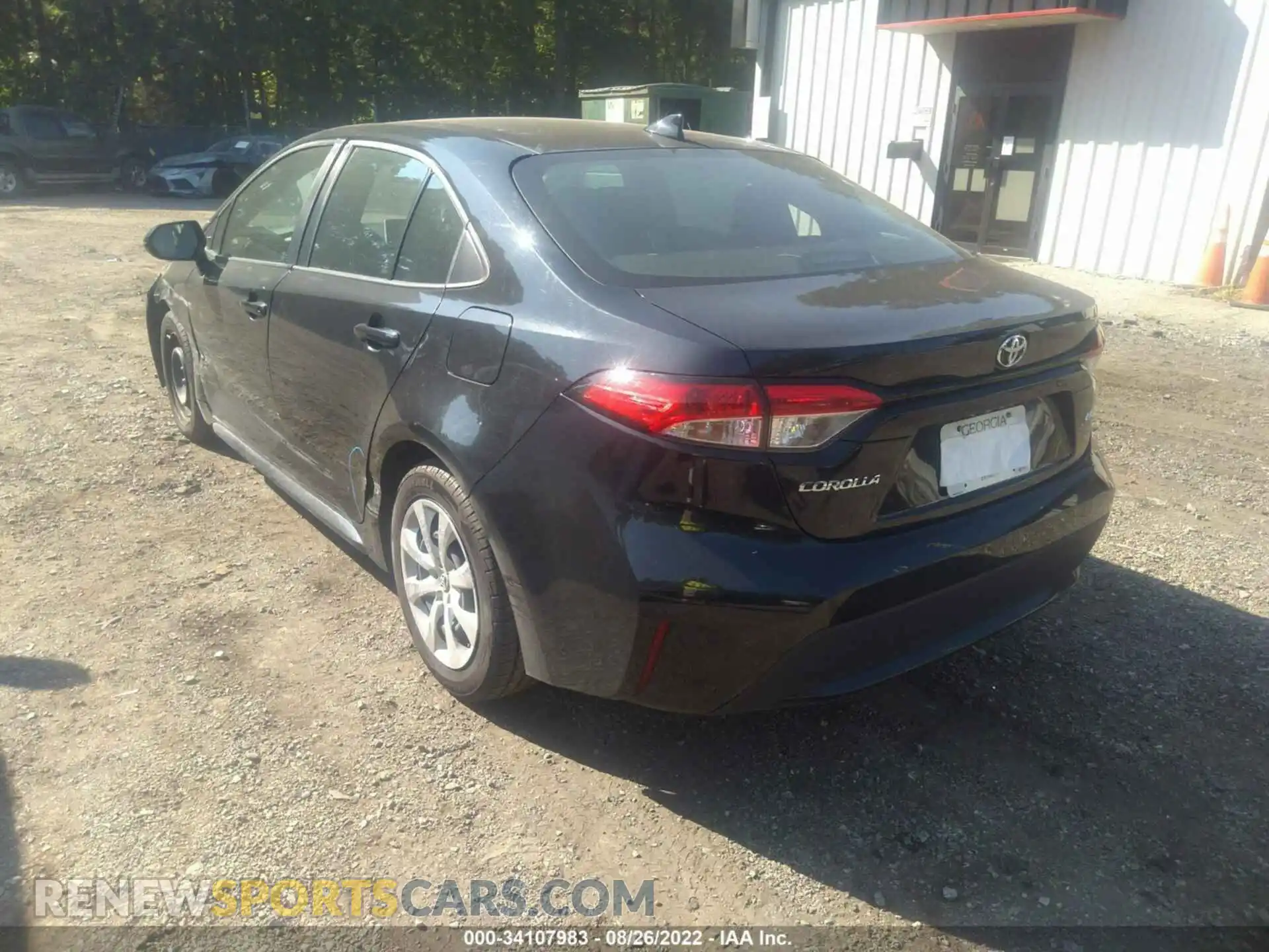 3 Photograph of a damaged car 5YFEPRAE0LP096478 TOYOTA COROLLA 2020